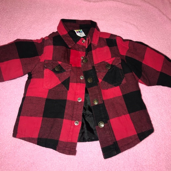 baby lumberjack jacket